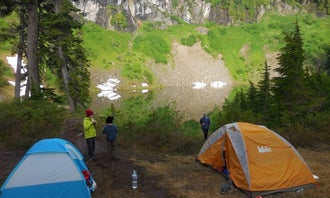 Camping near Baker Lake / Middle Fork Nooksack: Blue Lake BackCountry Campsites, Concrete, Washington