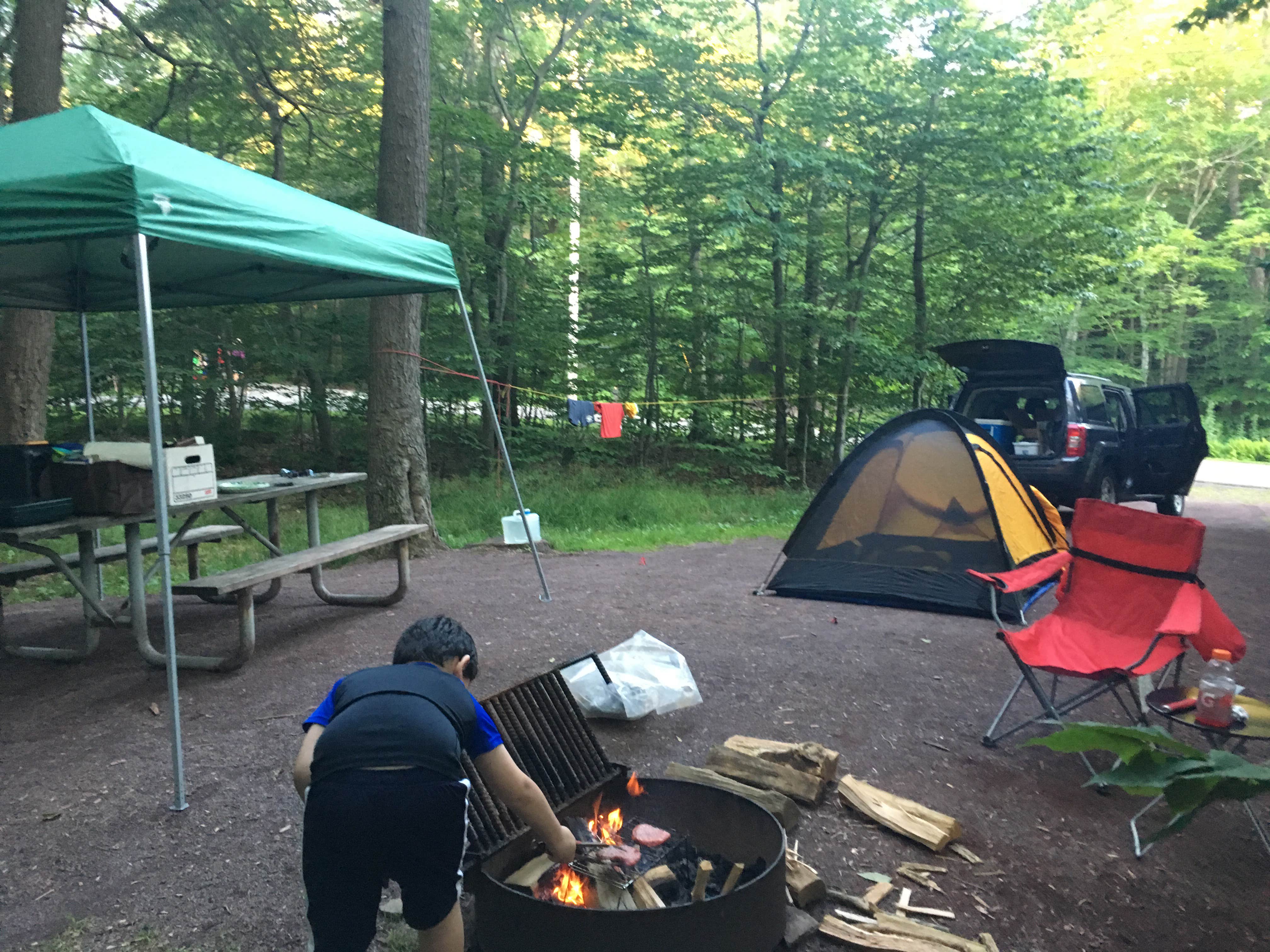 Camping near ricketts best sale glen state park