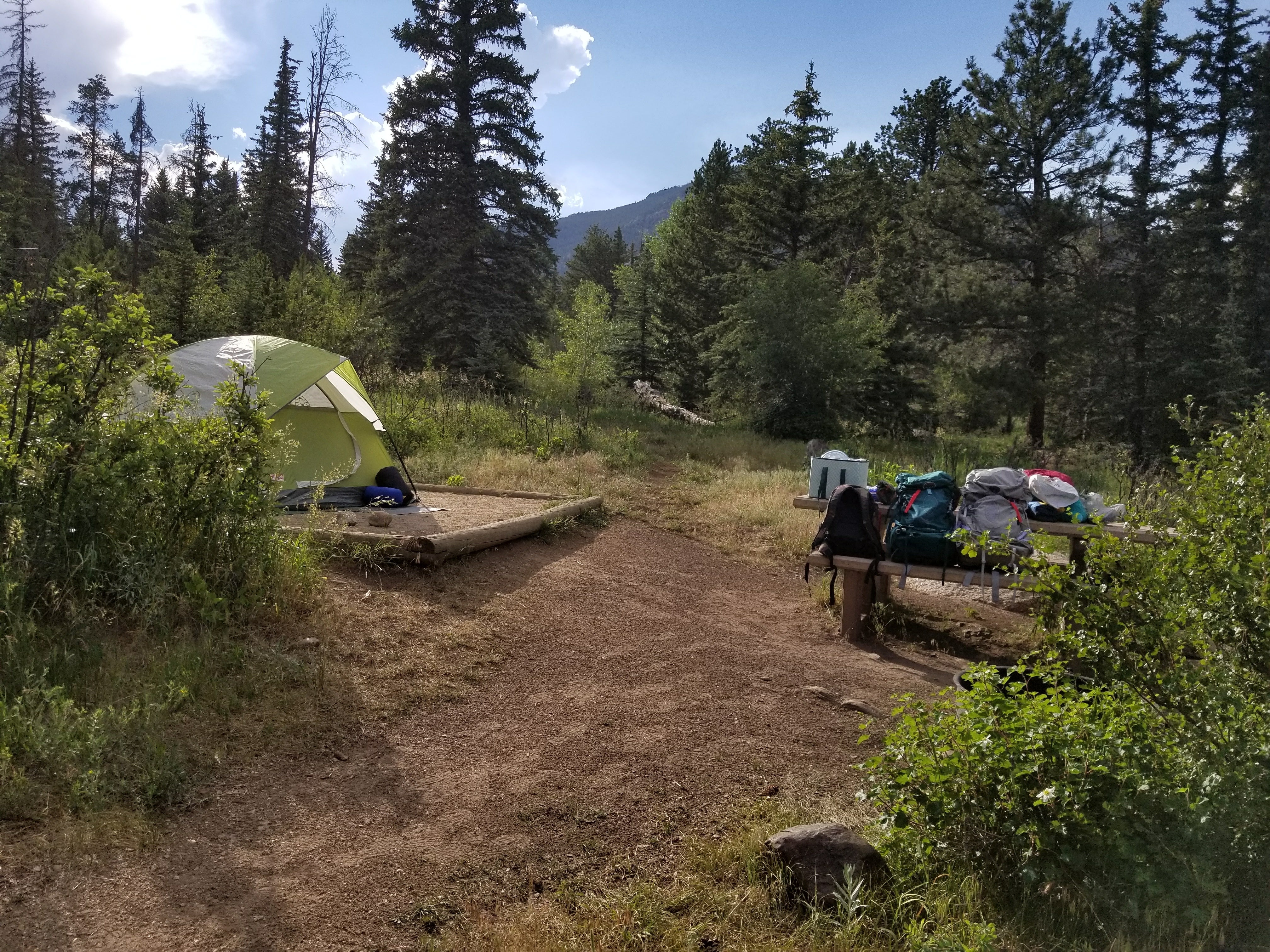 Camper submitted image from Aspenglen Campground — Rocky Mountain National Park - 2