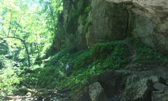 Camping near Echo Valley State Park: Duttons Cave Co Park, West Union, Iowa