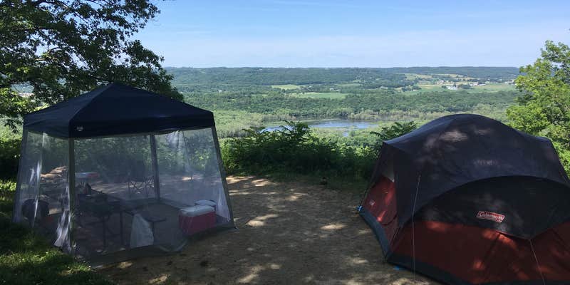 Camper submitted image from Wyalusing State Park Campground