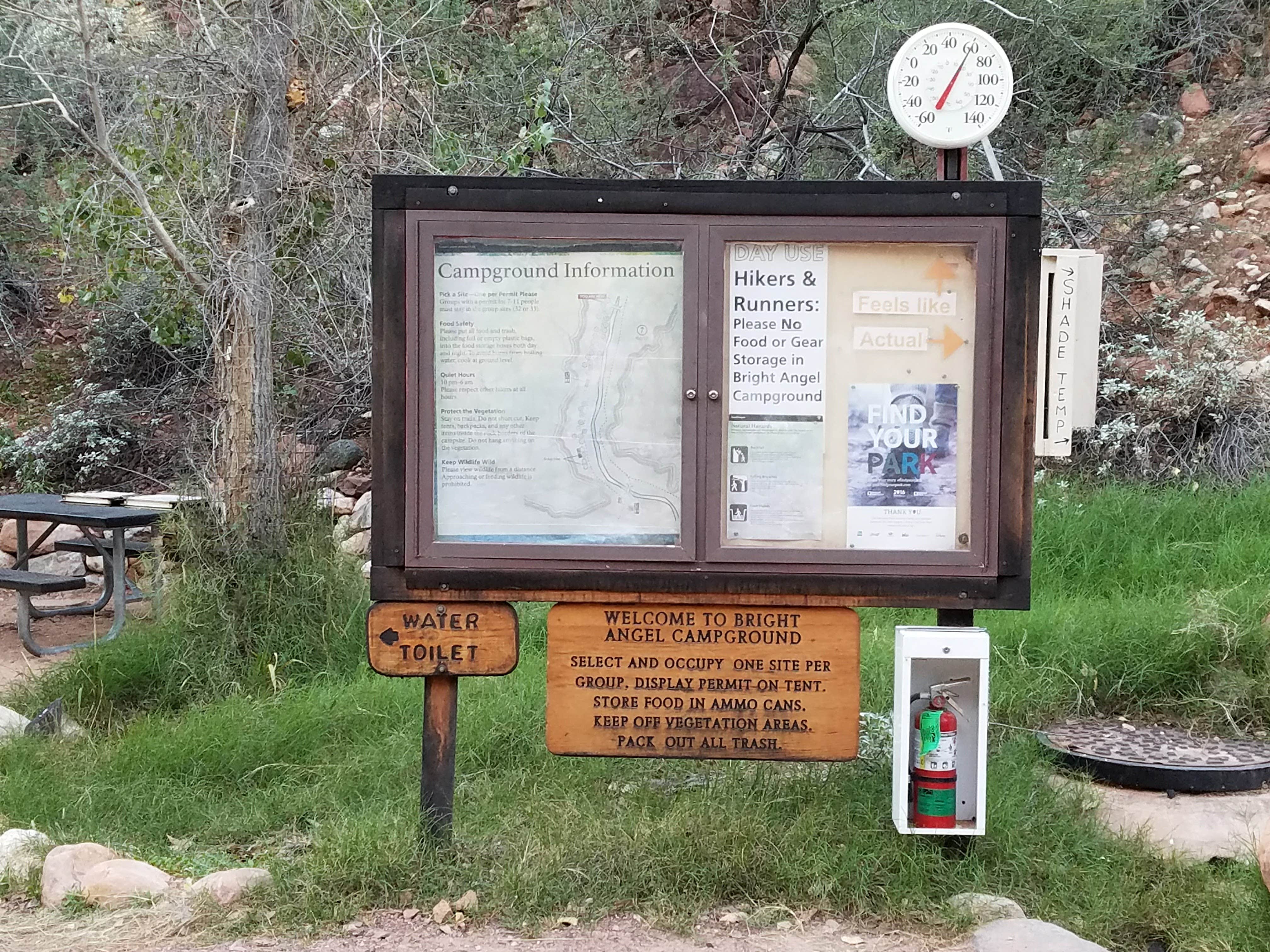 Camper submitted image from Bright Angel Campground — Grand Canyon National Park - 5