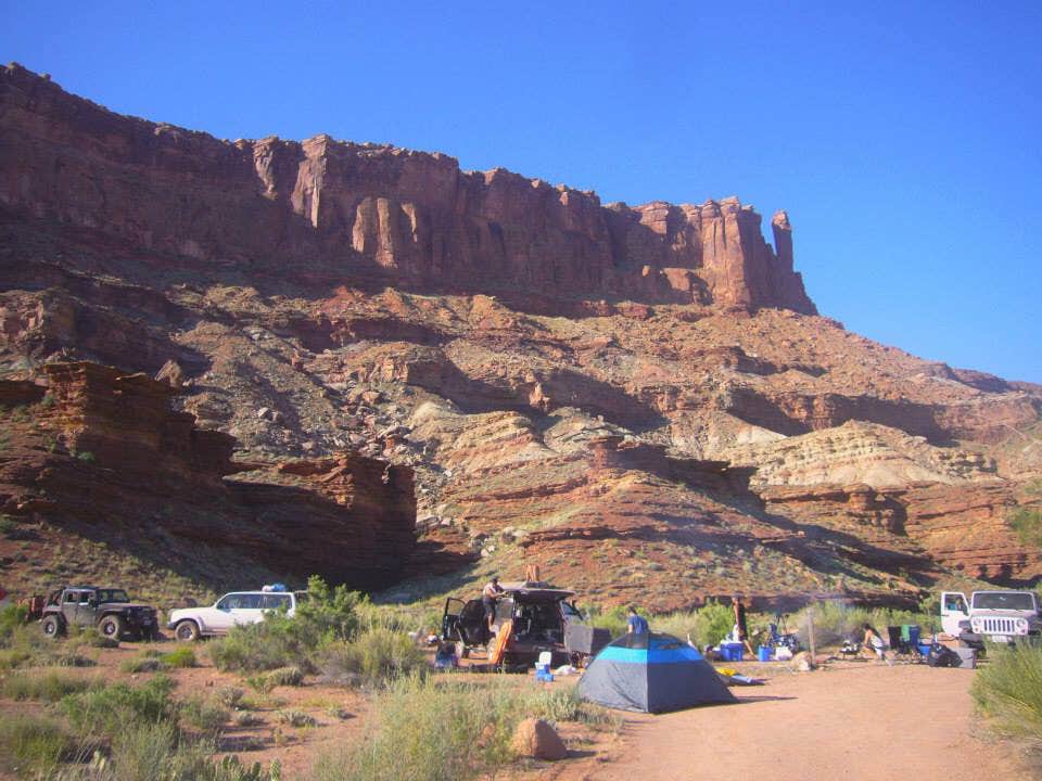 White rim deals trail camping