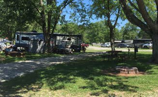 Shelly S.'s photo of glamping accommodations at Thousand Trails Diamond Caverns RV & Golf Resort near Radcliff, KY