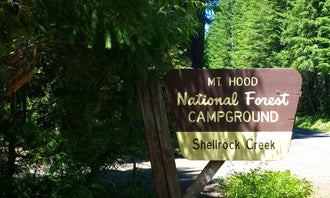Camping near Fan Creek: Shellrock Creek, Mt. Hood National Forest, Oregon