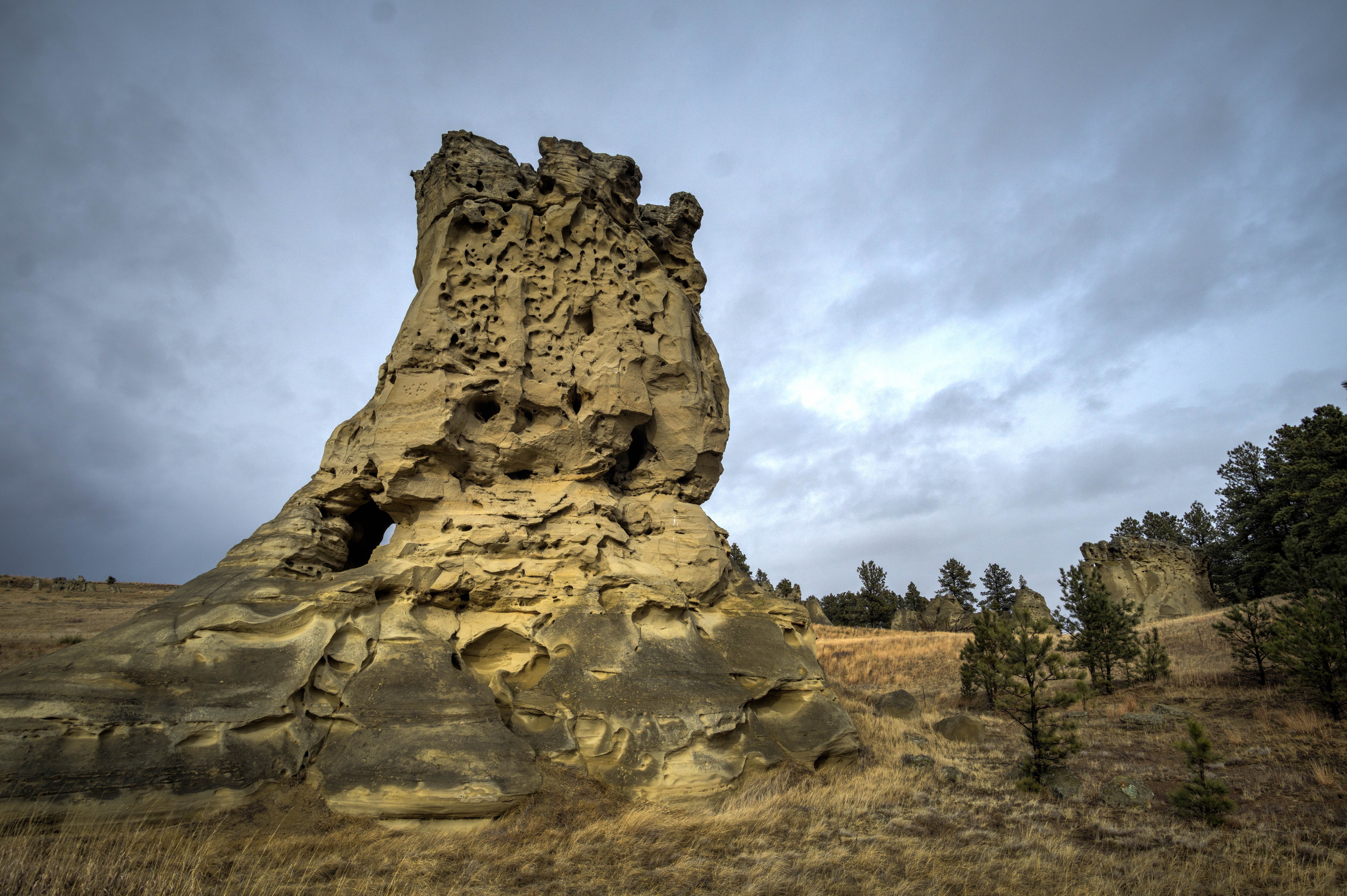 One of the largest rock formations you can walk out to. 