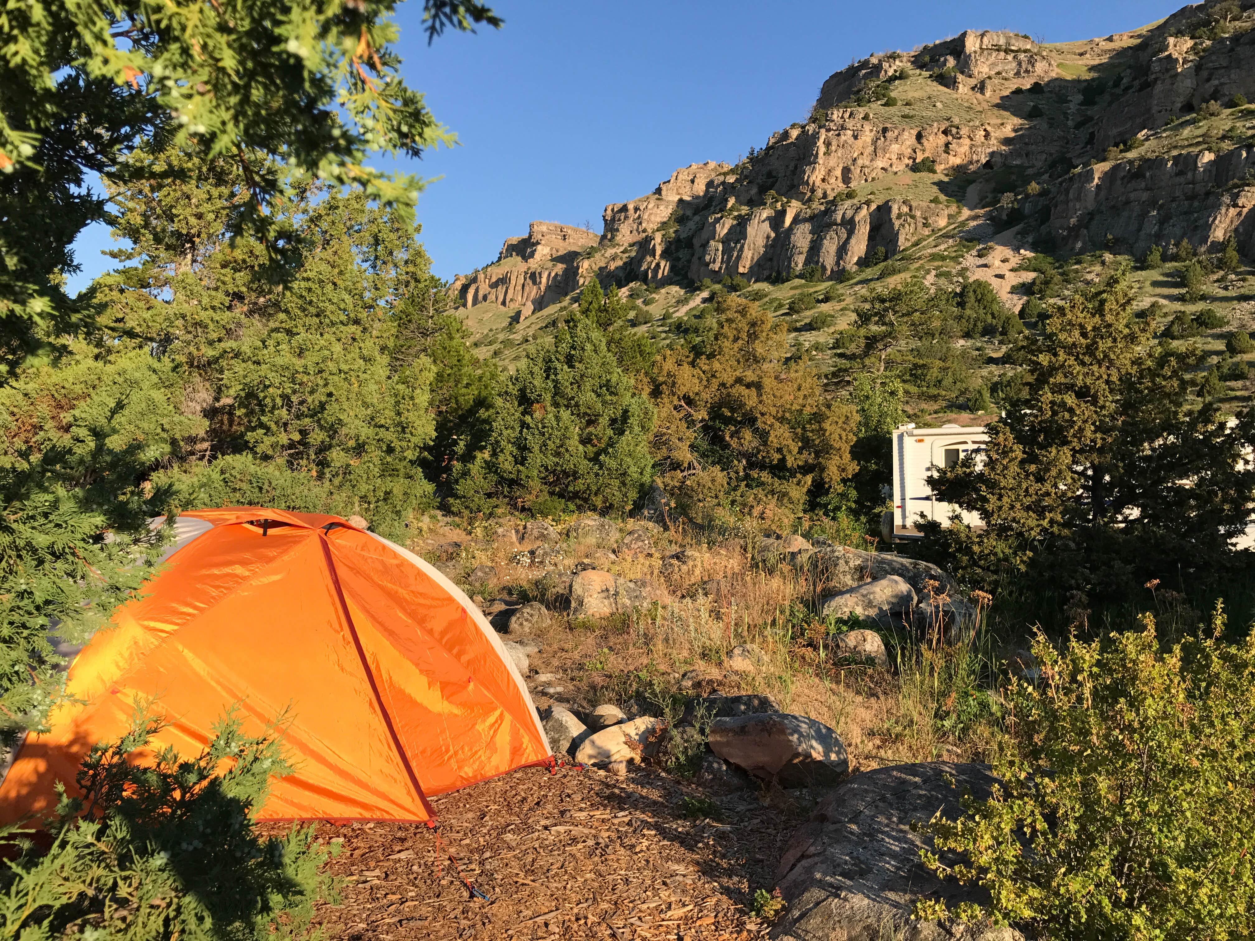 Camper submitted image from Popo Agie Campground — Sinks Canyon State Park - 4