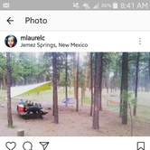 Review photo of Jemez Falls Campground by Megan C., July 12, 2017