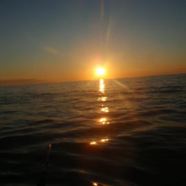 Sun set from Highland Beach