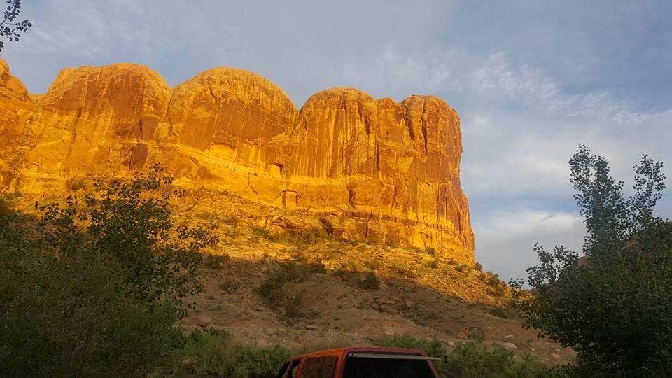 Camper-submitted photo at Grandstaff Campground near Arches National Park