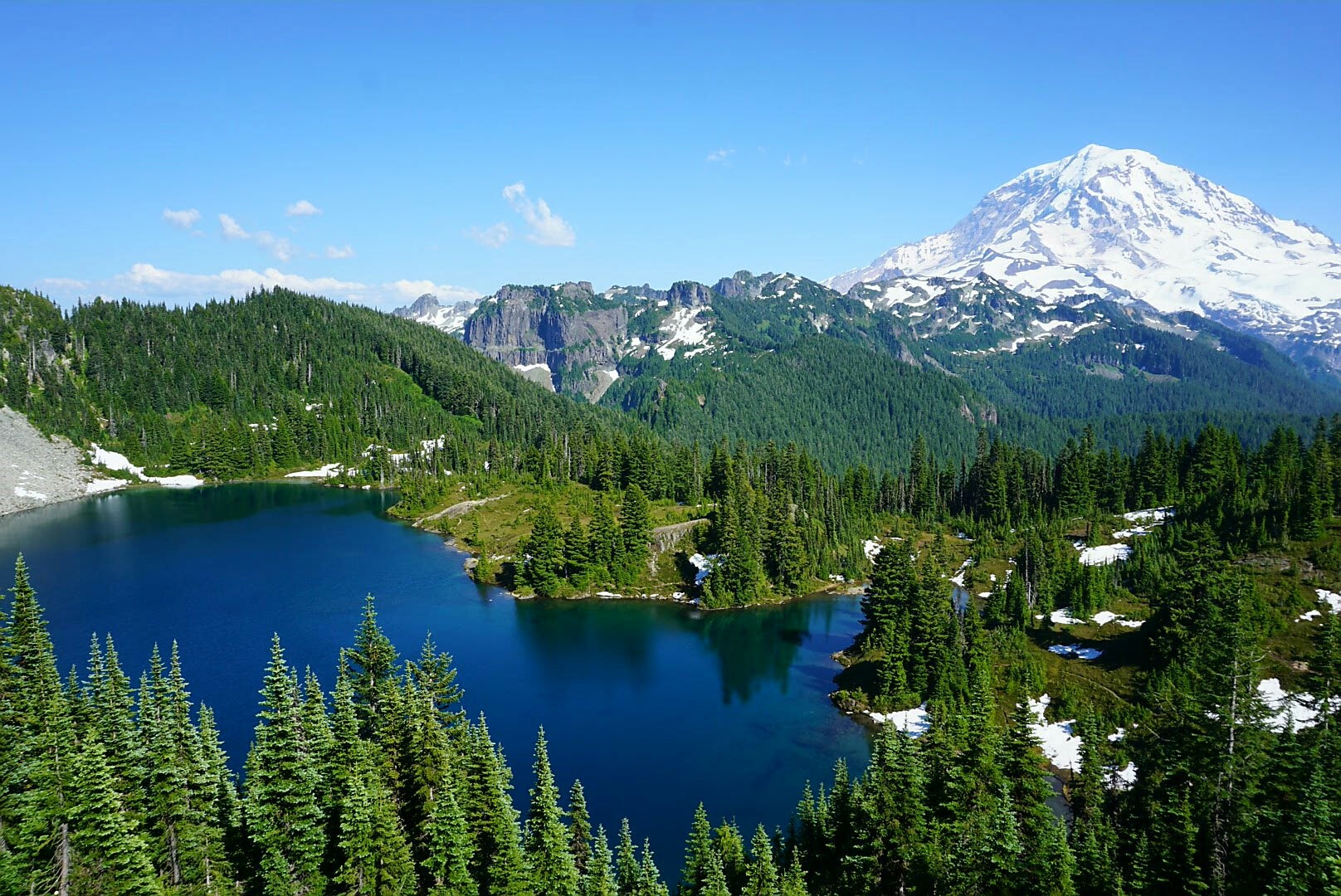 Camper submitted image from Mowich Lake Campground — Mount Rainier National Park - 3