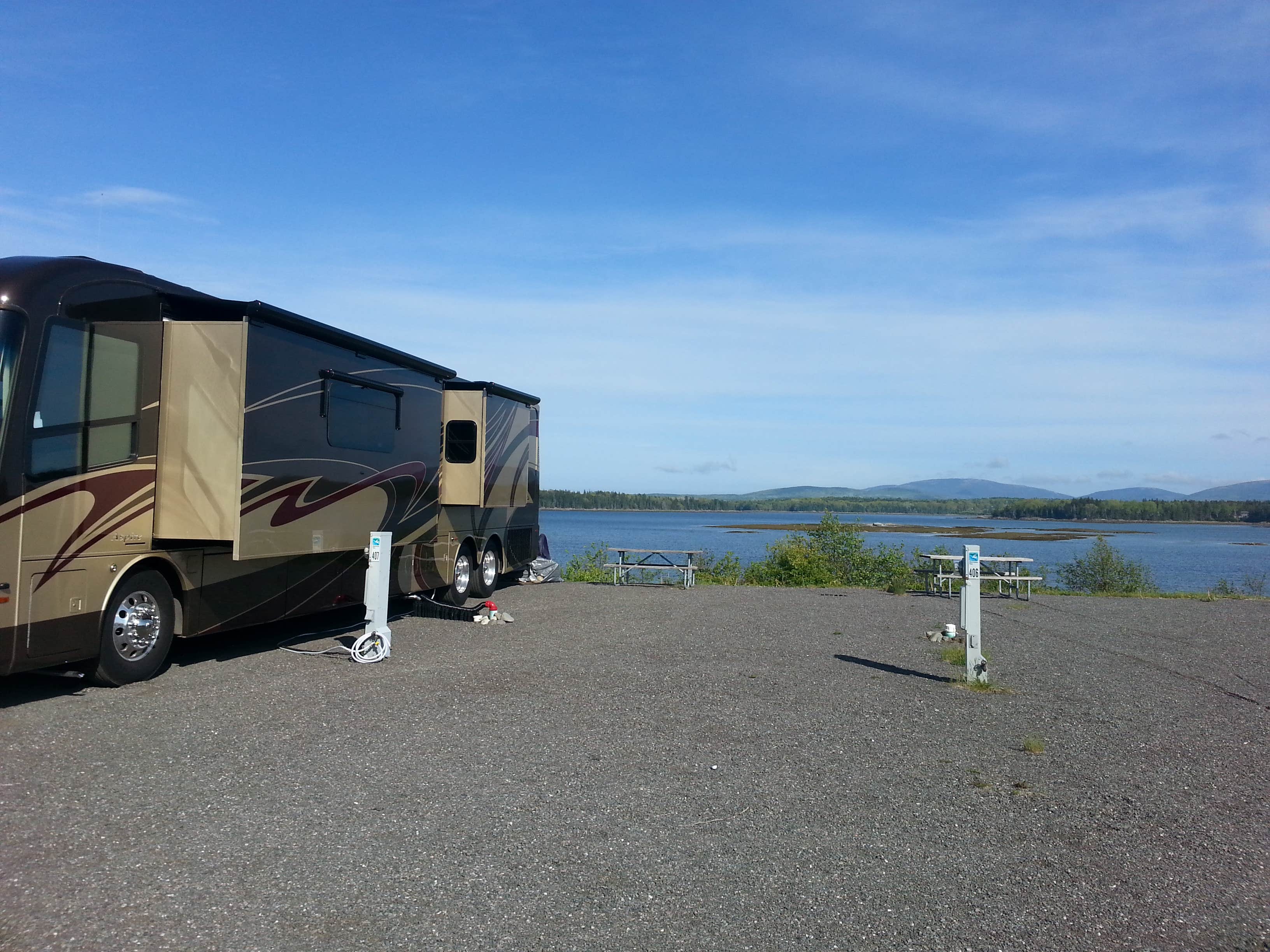 Nancy W.'s photo of rv camping at Narrows Too Camping Resort near Salsbury Cove, ME