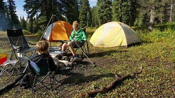 Melissa K.'s photo of a dispersed camping area at Alta Lakes Campground (Dispersed) near Ouray, CO