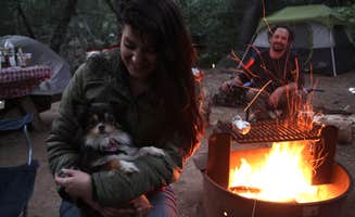 Garrett M.'s photo of camping with pets at Wheeler Gorge Campground near Frazier Park, CA