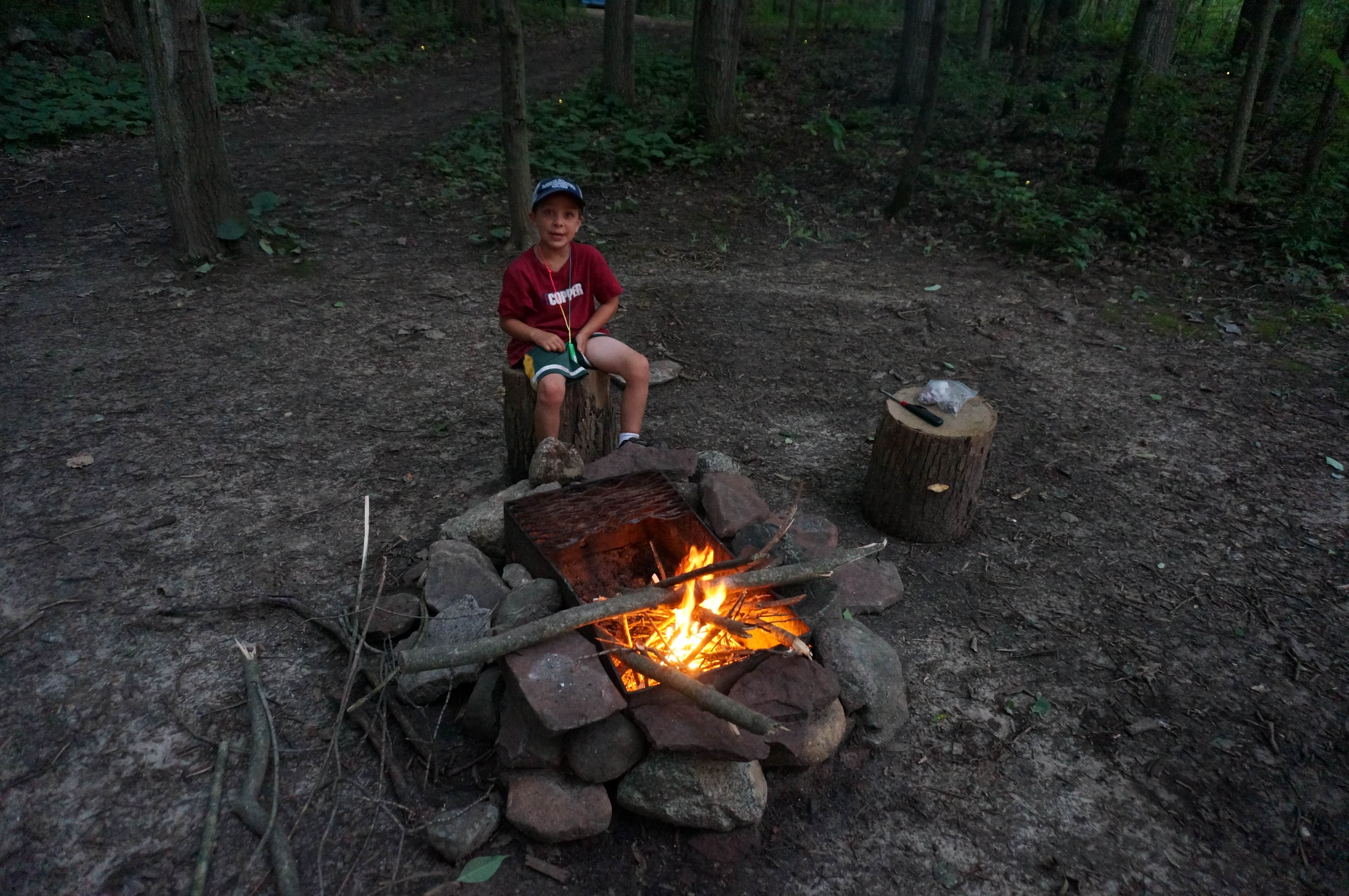 Camper-submitted photo at Pike Lake Campground — Kettle Moraine State Forest-Pike Lake Unit near West Bend, WI