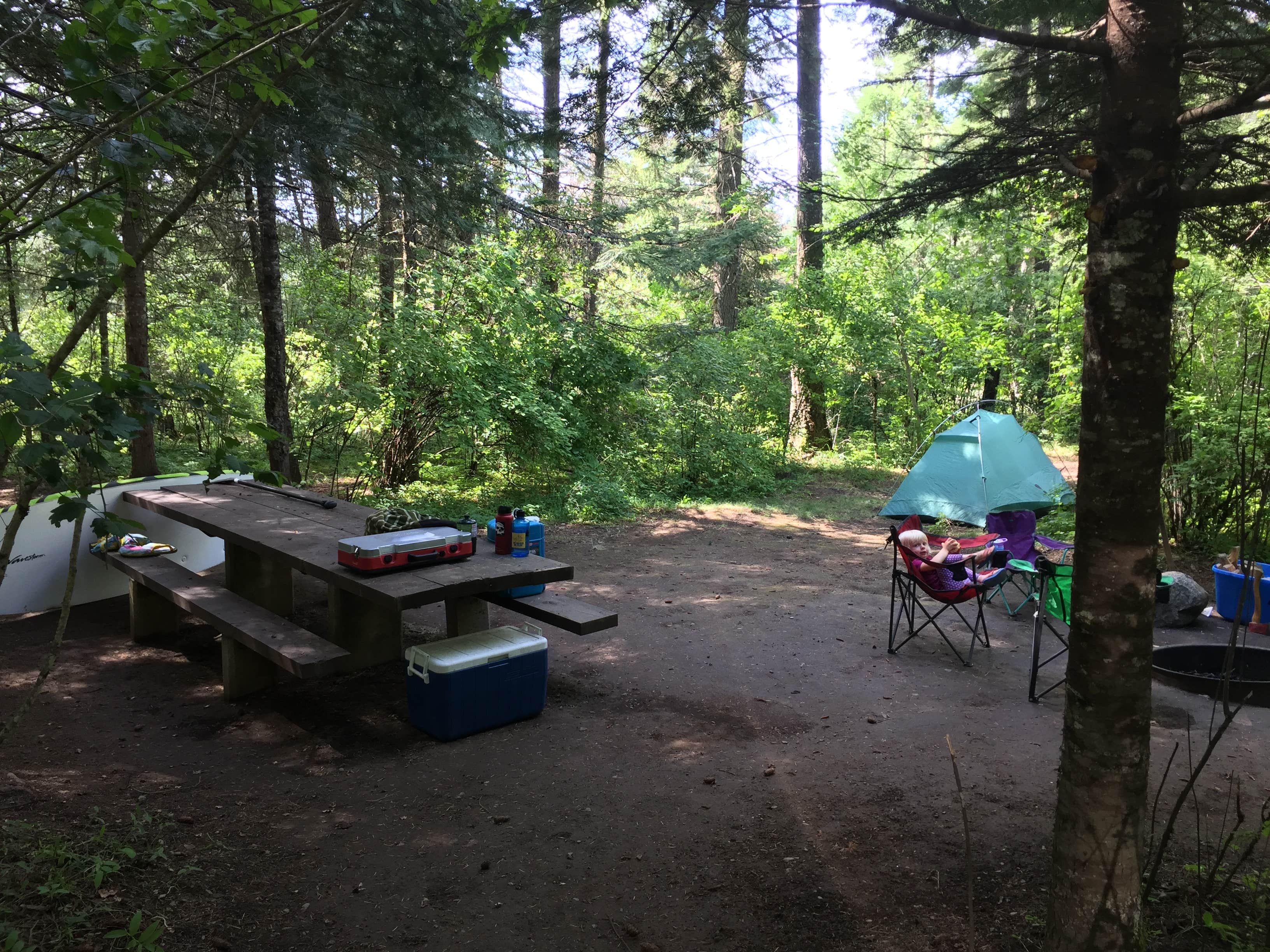 Travis D.'s photo at Mokins Bay Campground near Newman Lake, WA