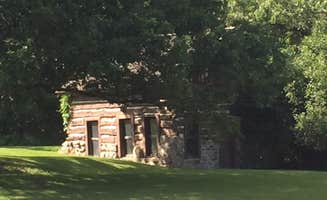 Lisa H.'s photo of a cabin at Campground 1 — Oakwood Lakes State Park near Lake Benton, MN