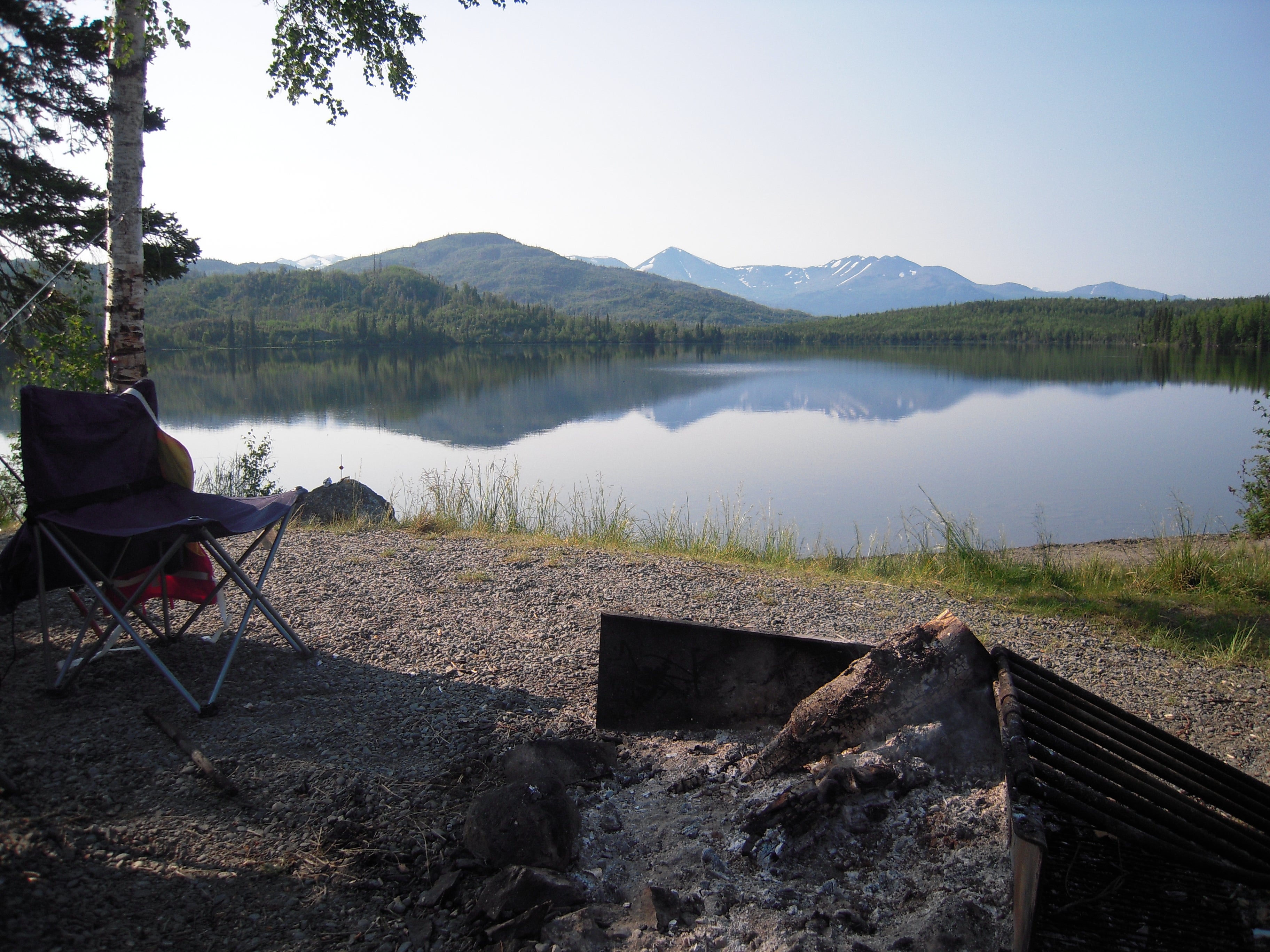 Camper submitted image from Lower Ohmer Lake Campground - 1