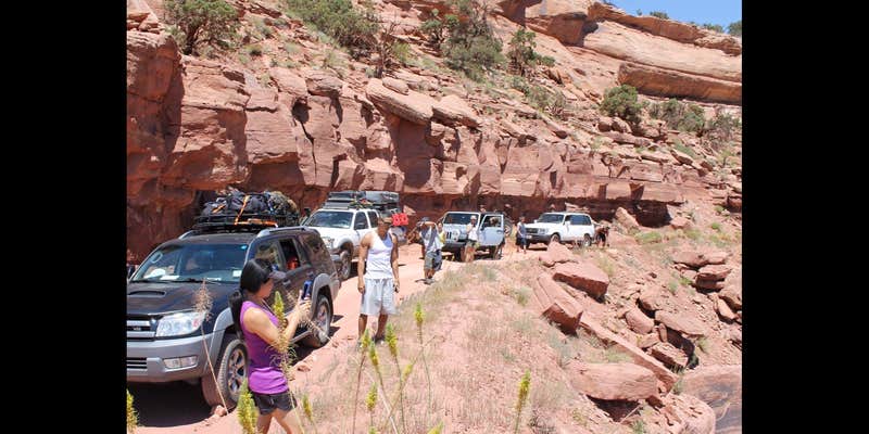 Camper submitted image from Gooseberry Backcountry Campsite — Canyonlands National Park