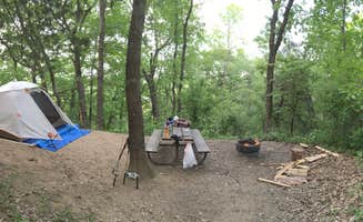 Steph H.'s photo of tent camping at Afton State Park Campground near Shoreview, MN