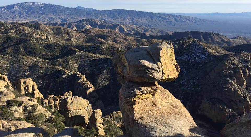 Vistas View on Mount Lemmon Highway Near Molino Basin Campground in Saguaro NP