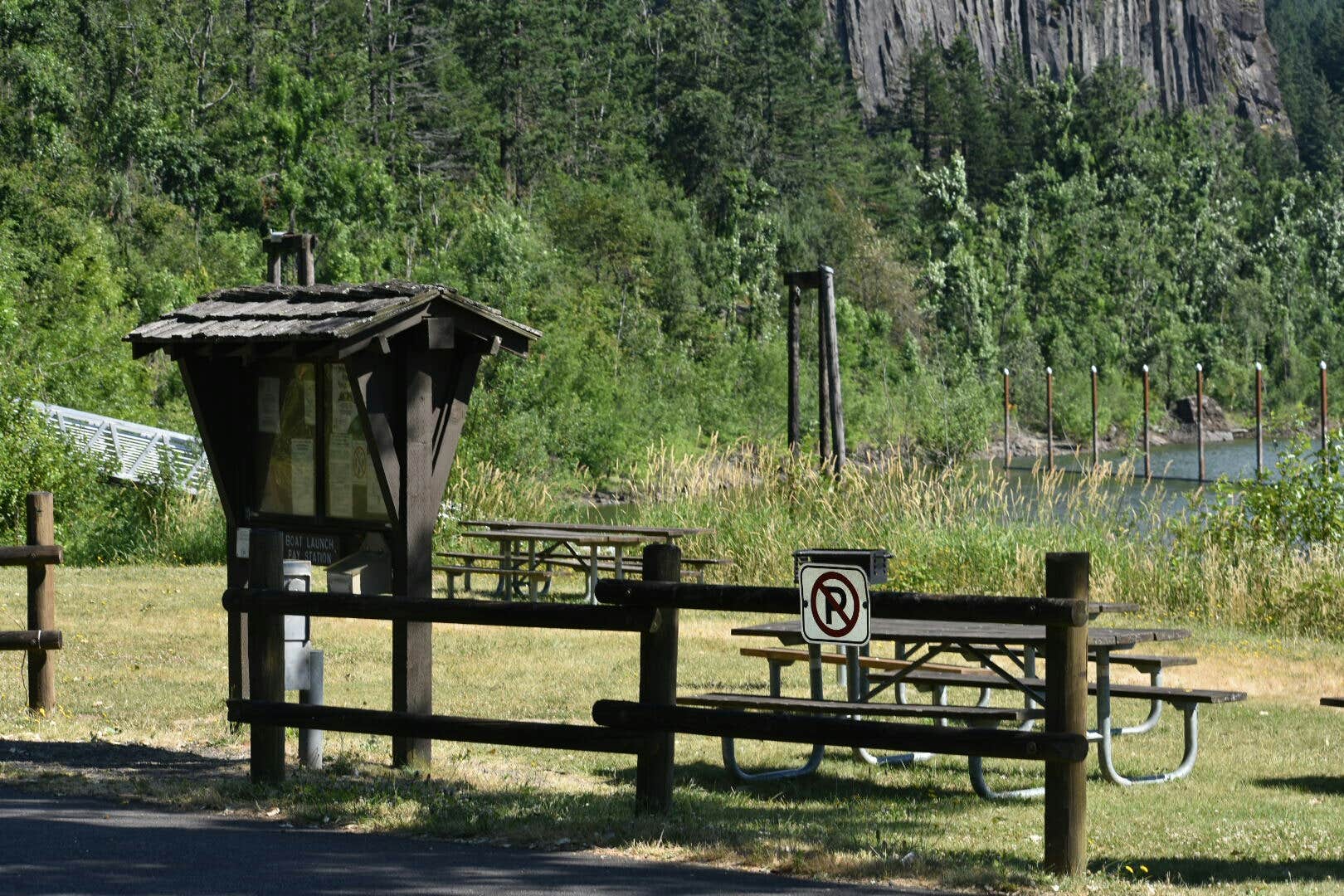 Camper submitted image from Beacon Rock State Park Campground - 2
