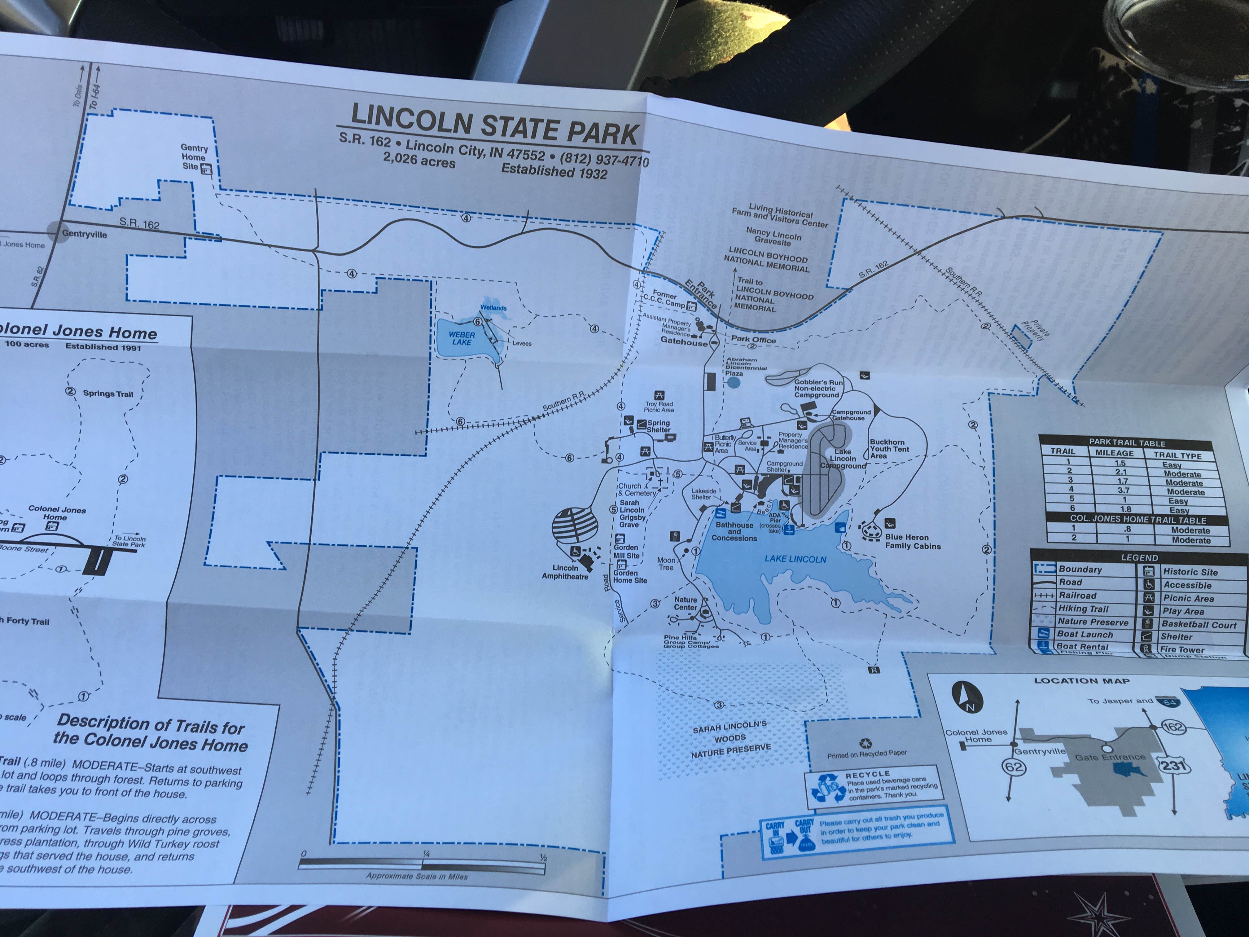 Camper submitted image from Lake Lincoln Campground — Lincoln State Park - 4