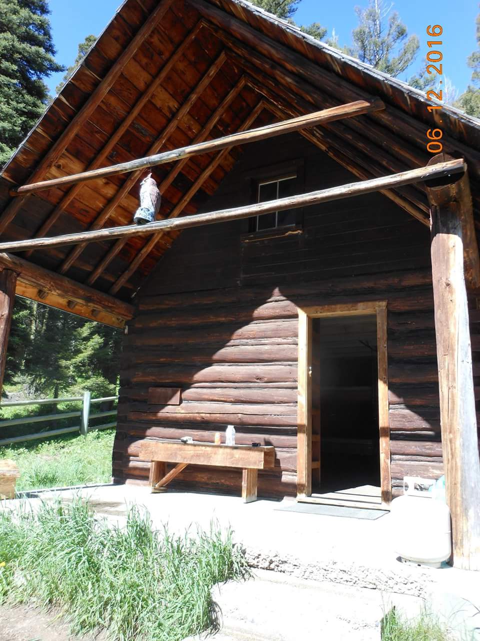 This cabin was originally built I believe in 1908 and moved to its current location in 1944.