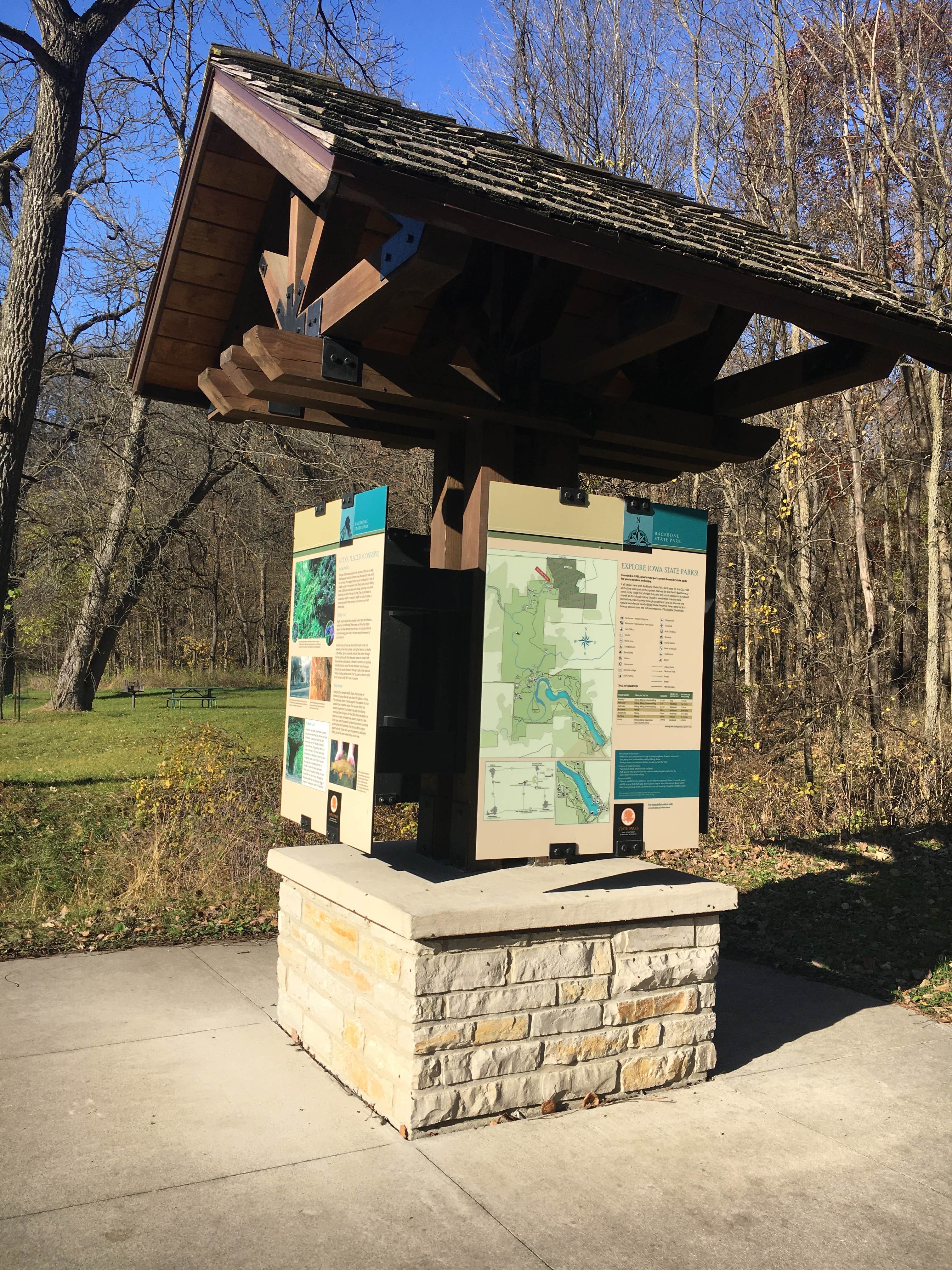 Matt S.'s photo of a cabin at Six Pines Campground — Backbone State Park near Cedar Rapids, IA
