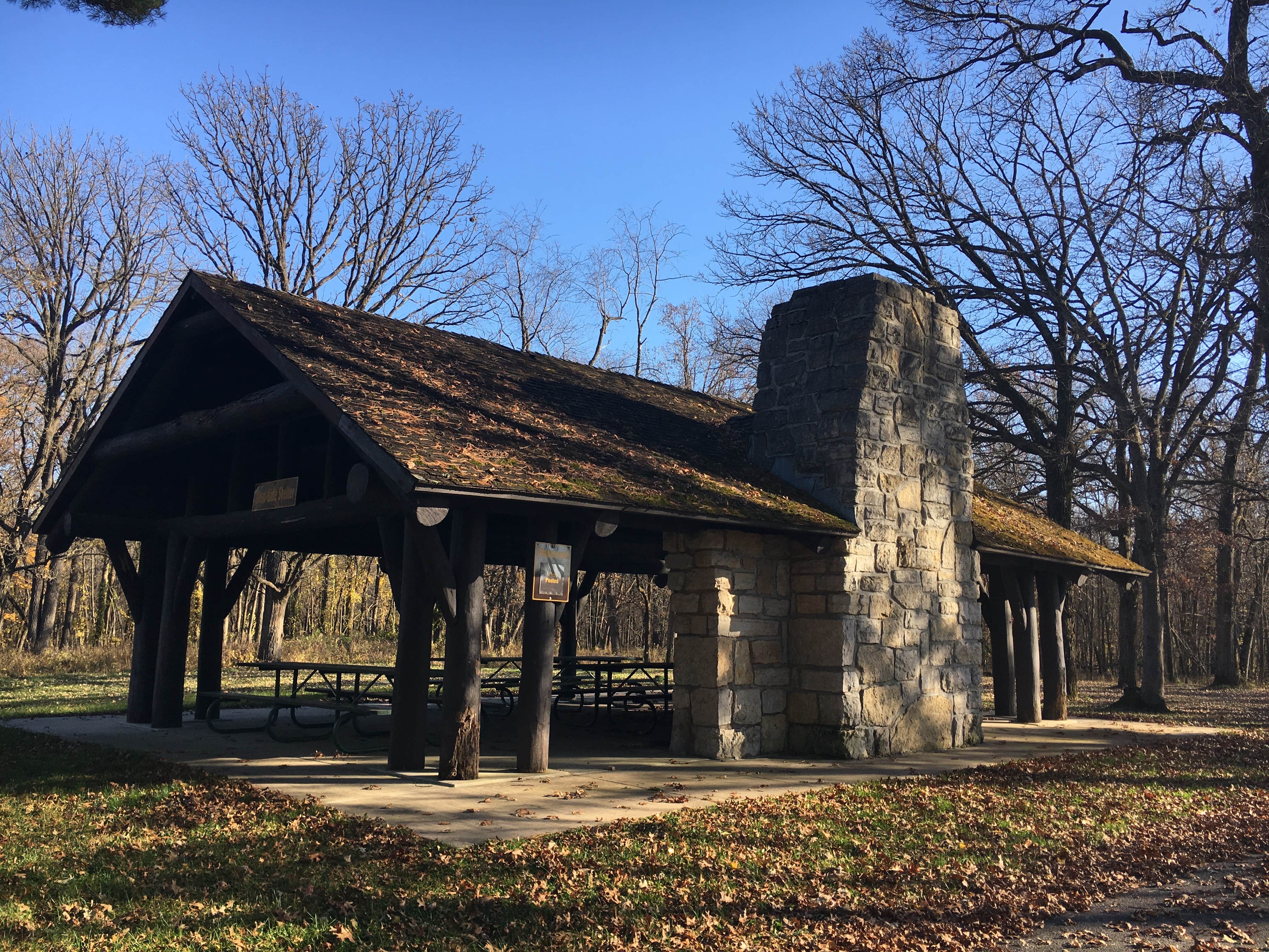 Matt S.'s photo of a cabin at Six Pines Campground — Backbone State Park near Cascade, IA