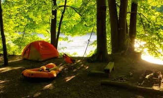 Camping near Ocquittunk: Namanock Island — Delaware Water Gap National Recreation Area, Dingmans Ferry, New Jersey
