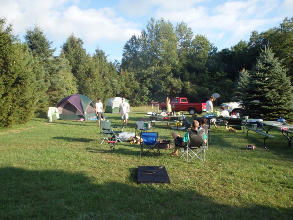 We took up 3 campsites with all the people we had.