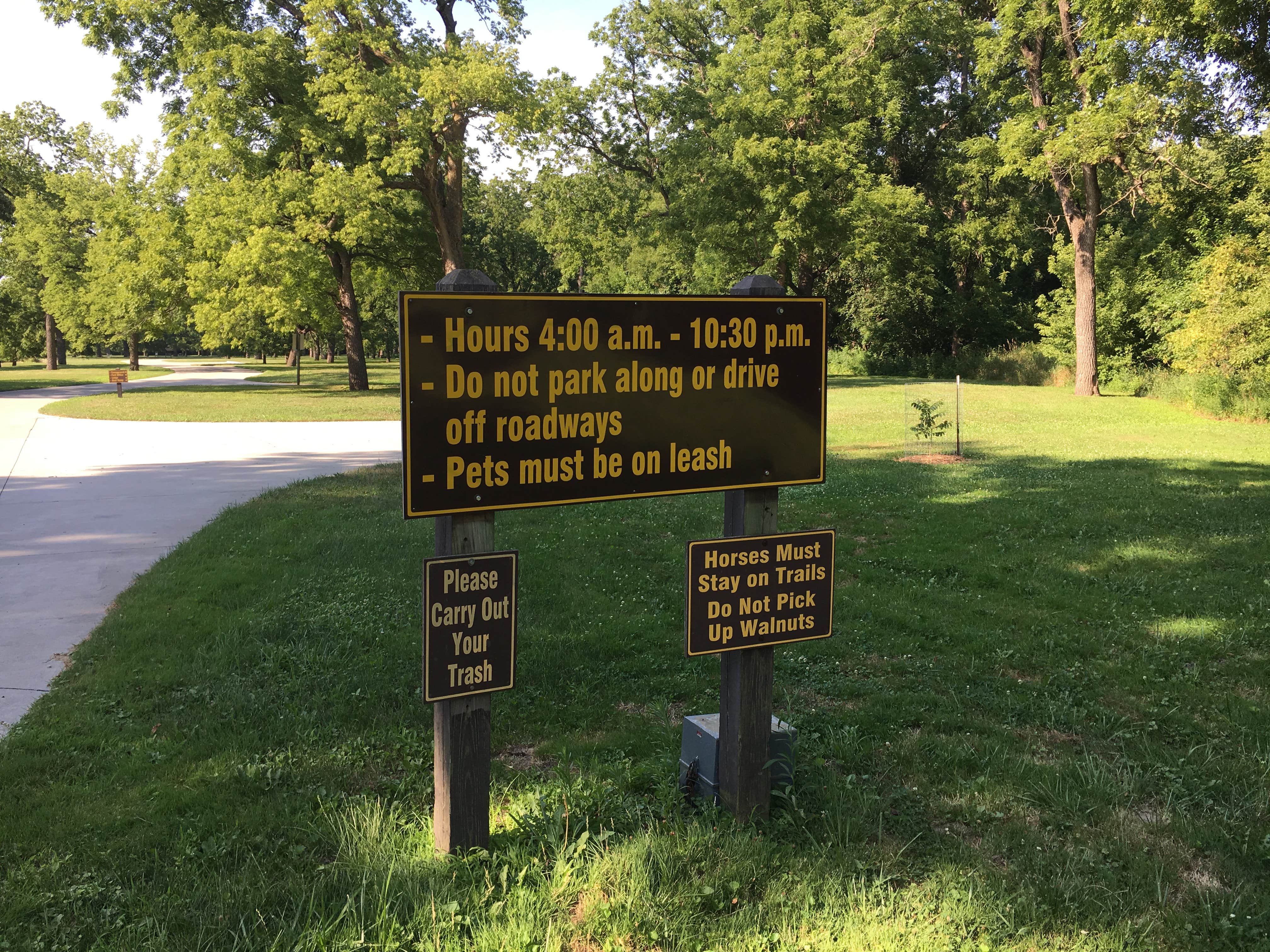 Camper submitted image from Walnut Woods State Park Campground - 4