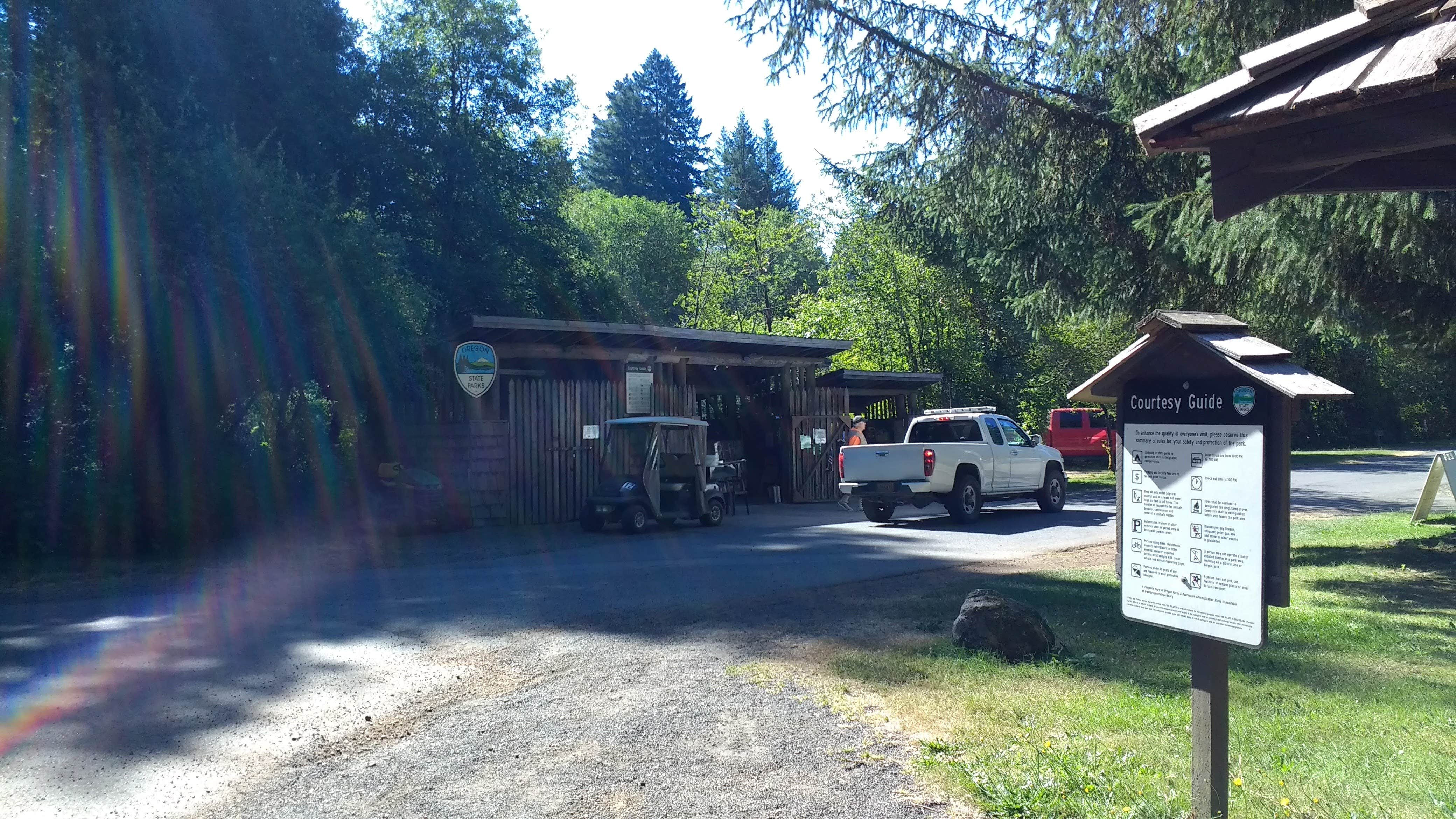 Aria R.'s photo of glamping accommodations at Silver Falls State Park Campground near Yamhill, OR