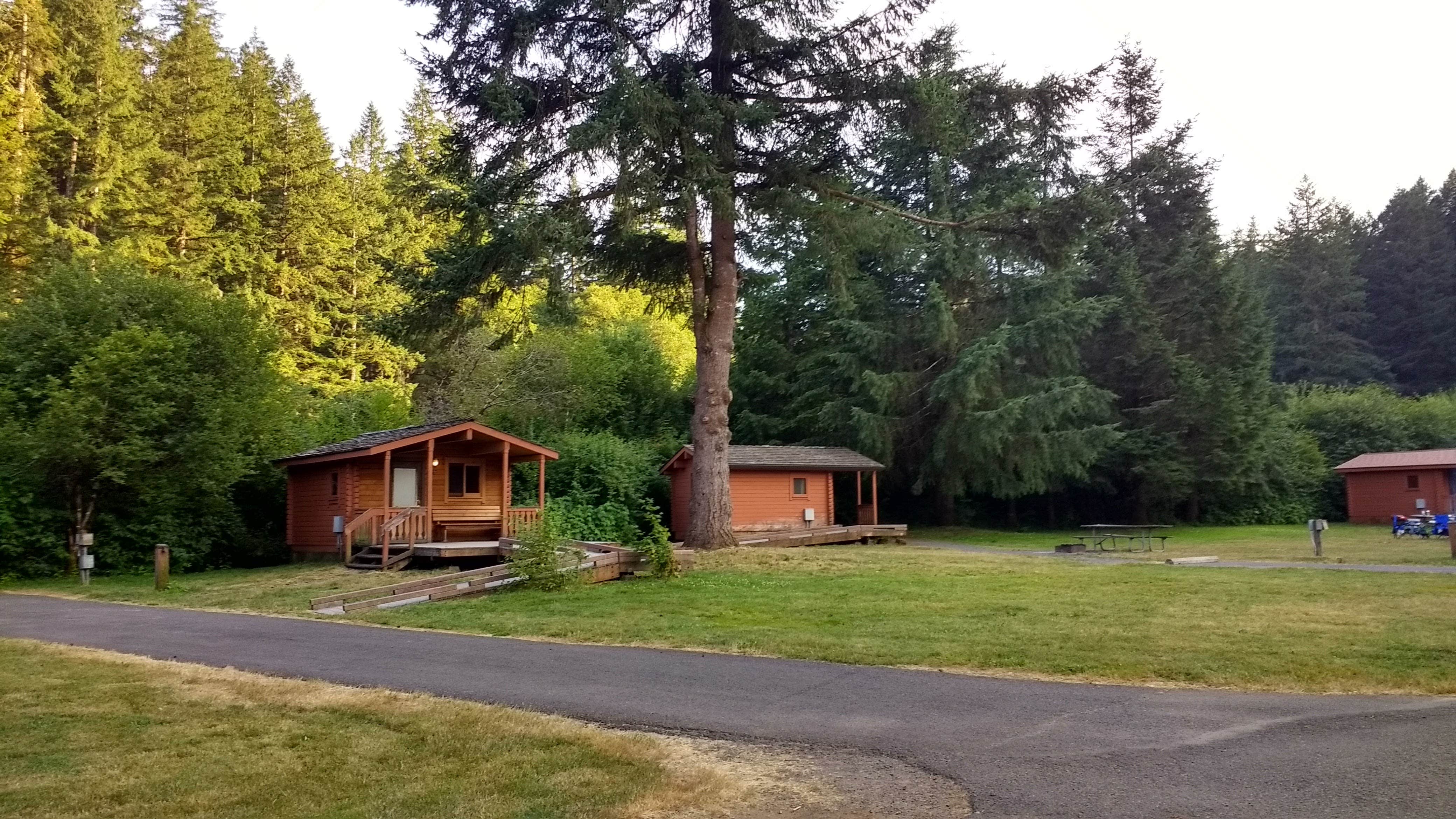 Aria R.'s photo of glamping accommodations at Silver Falls State Park Campground near Lebanon, OR