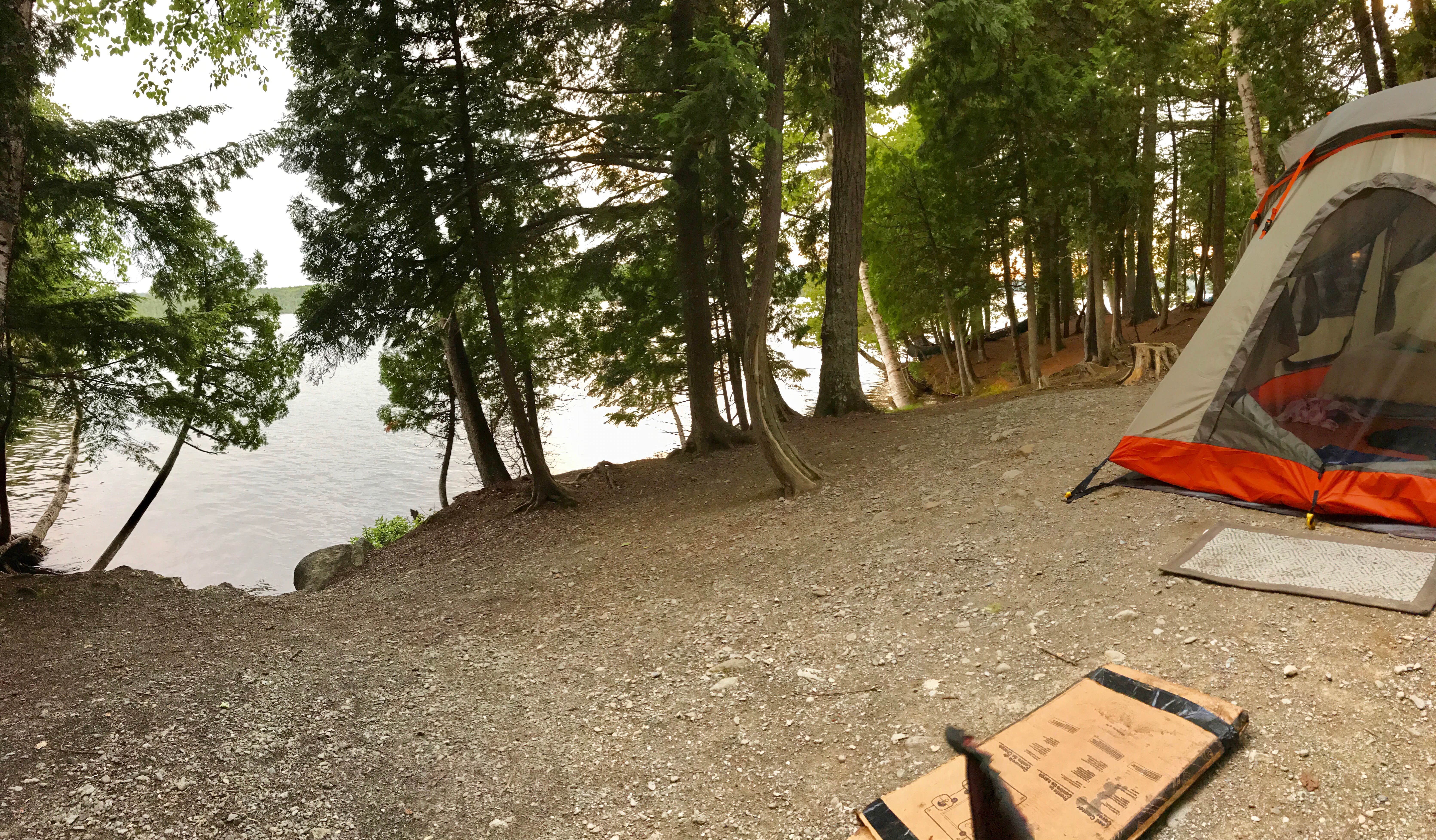Camper submitted image from Rowell Cove Campground — Lily Bay State Park - 4