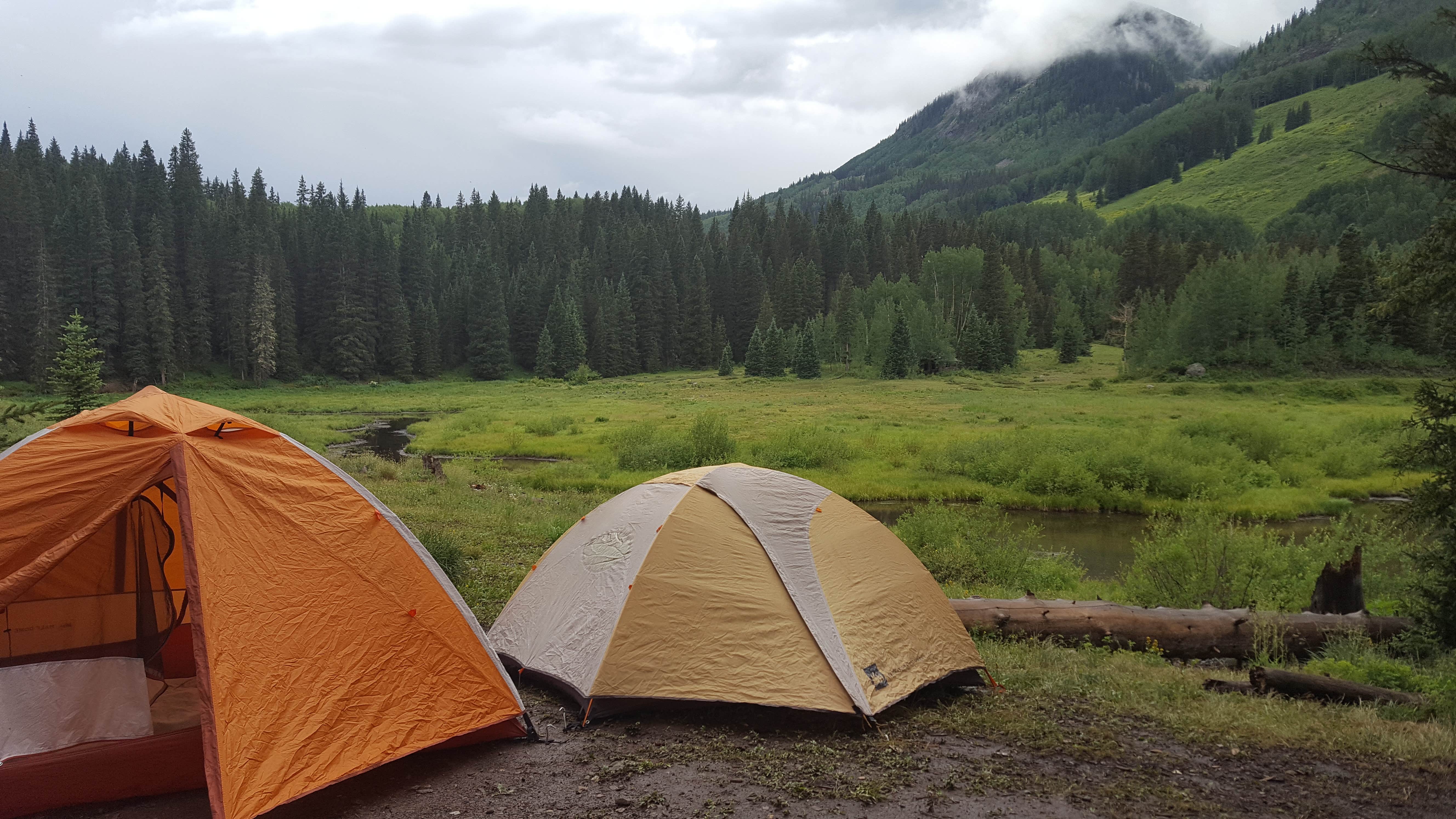 Melissa K.'s photo of tent camping at Priest Lake Dispersed Camping Area near Mesa Verde National Park