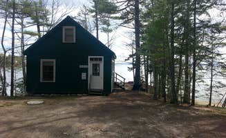 Nancy W.'s photo of a cabin at Wolfe's Neck Oceanfront Campground near Newcastle, ME