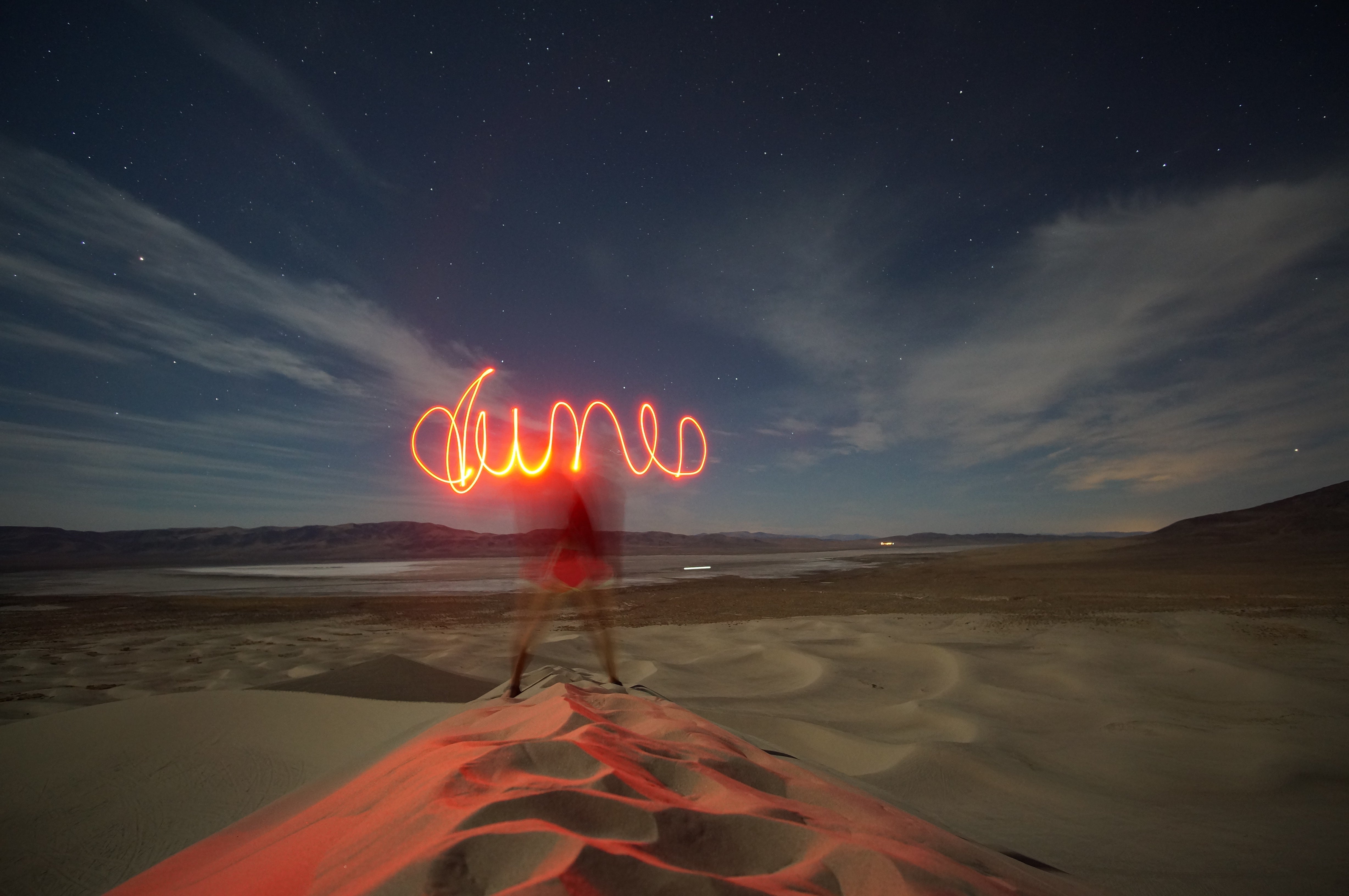 Doing some light painting!