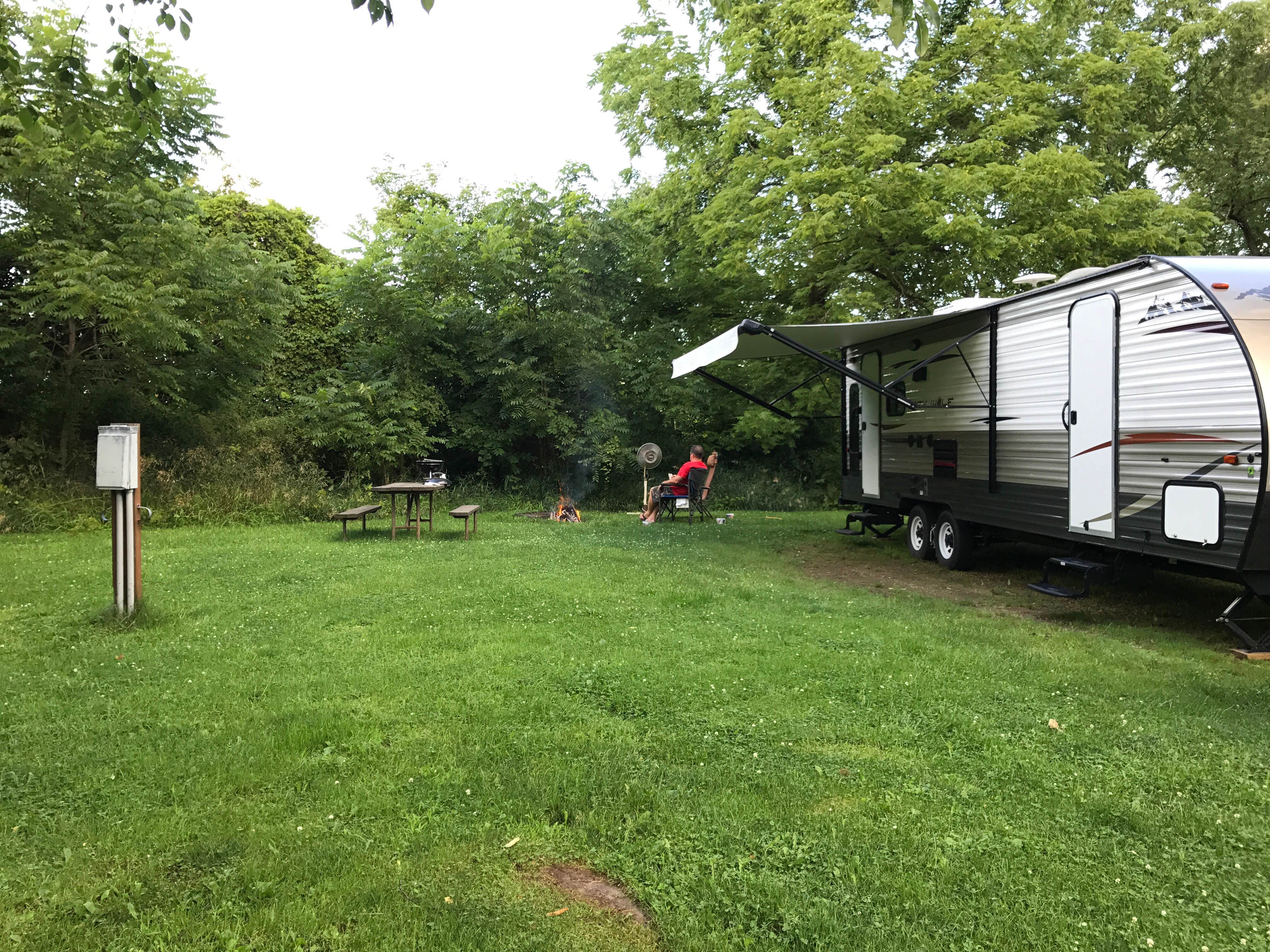 Rose T.'s photo of rv camping at Lake Le-Aqua-Na State Recreation Area near Lena, IL