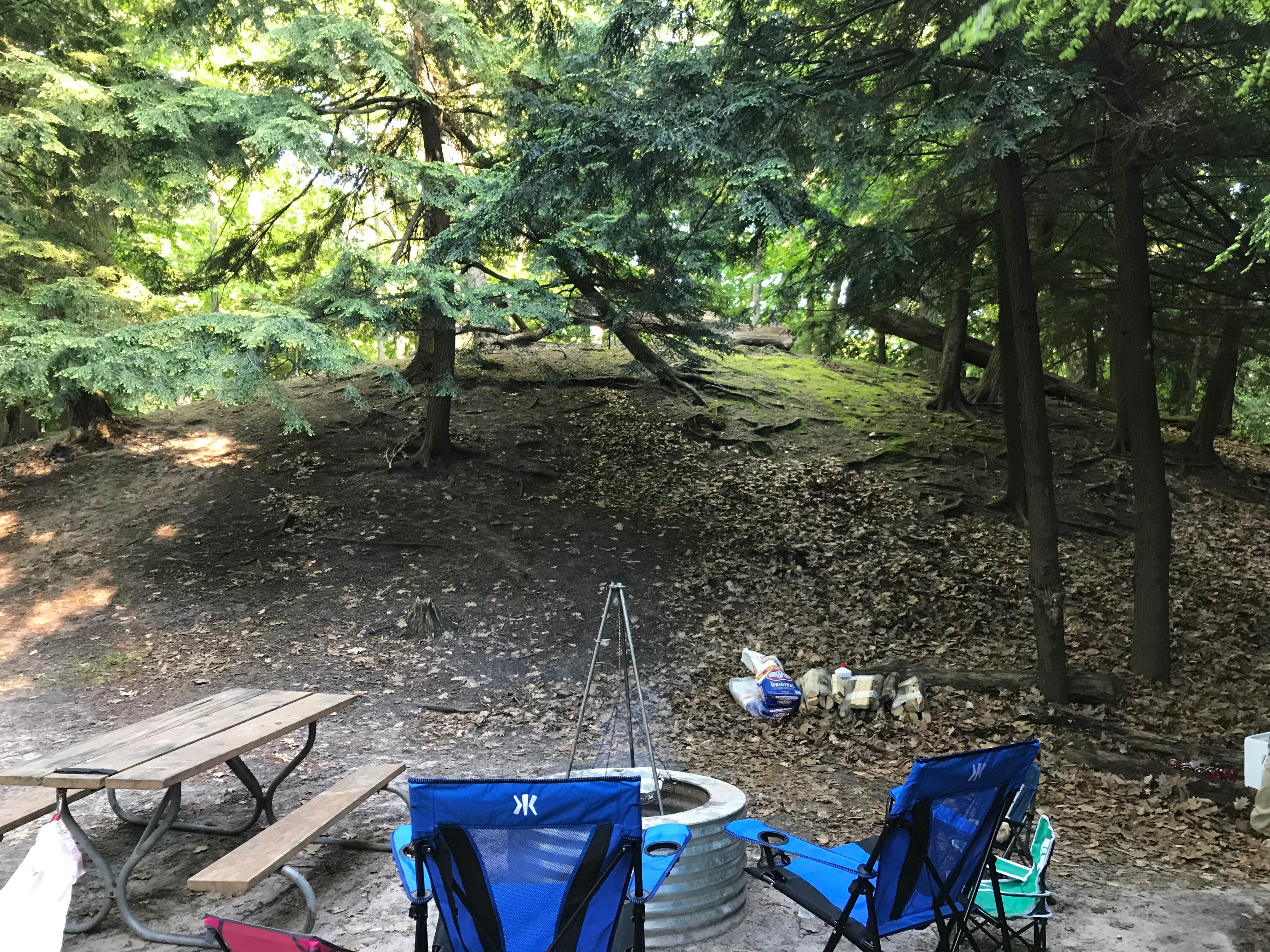 Camper-submitted photo at Cedar Campground — Ludington State Park near Custer, MI
