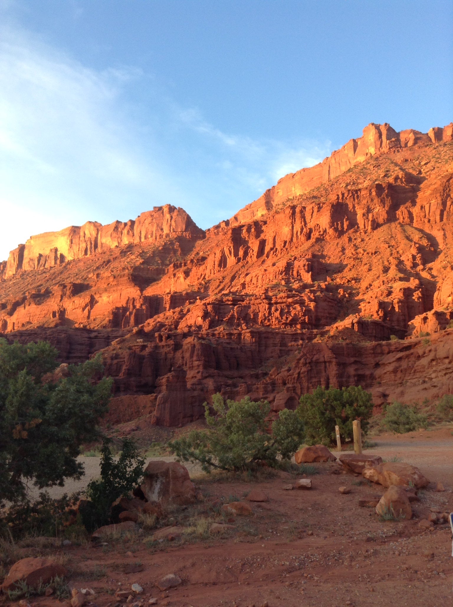 Camper submitted image from Fisher Towers Campground - 2