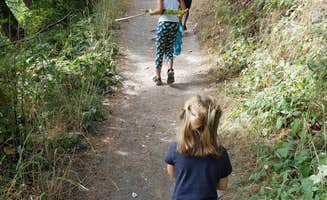 Josh W.'s photo of camping with pets at Beach Campground — Fort Worden Historical State Park near Oak Harbor, WA