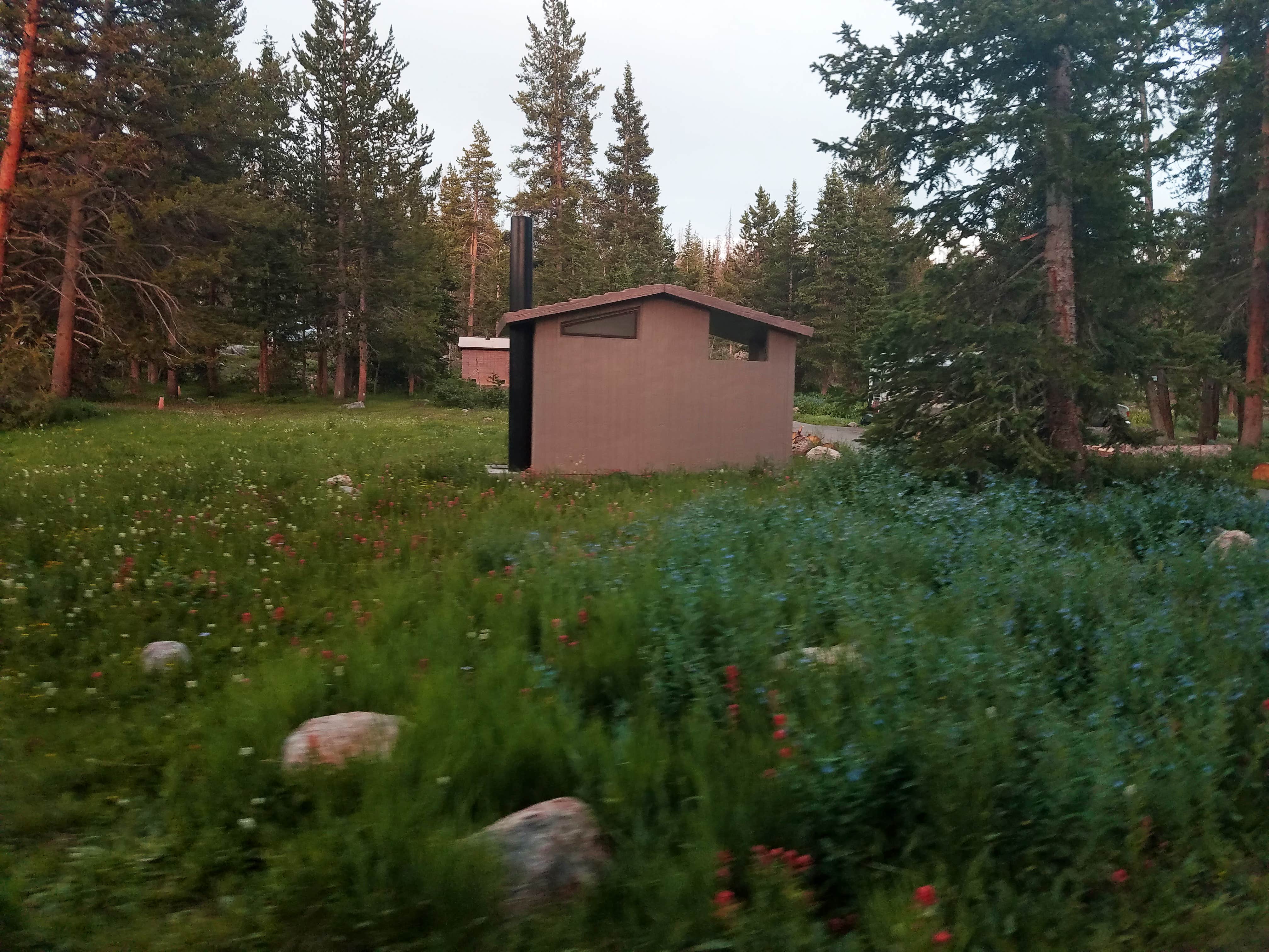 Jen G.'s photo of glamping accommodations at Lost Creek Campground near Evanston, WY