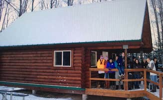 Aimee H.'s photo of a cabin at Bird Creek Campground — Chugach State Park near Hope, AK