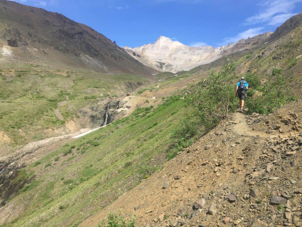 Camper-submitted photo at Jumbo Creek Camping Area — Wrangell-St. Elias National Park near McCarthy, AK