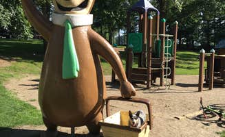 Shelly S.'s photo of camping with pets at Yogi Bear's Jellystone Park™ at Barton Lake near Angola, IN