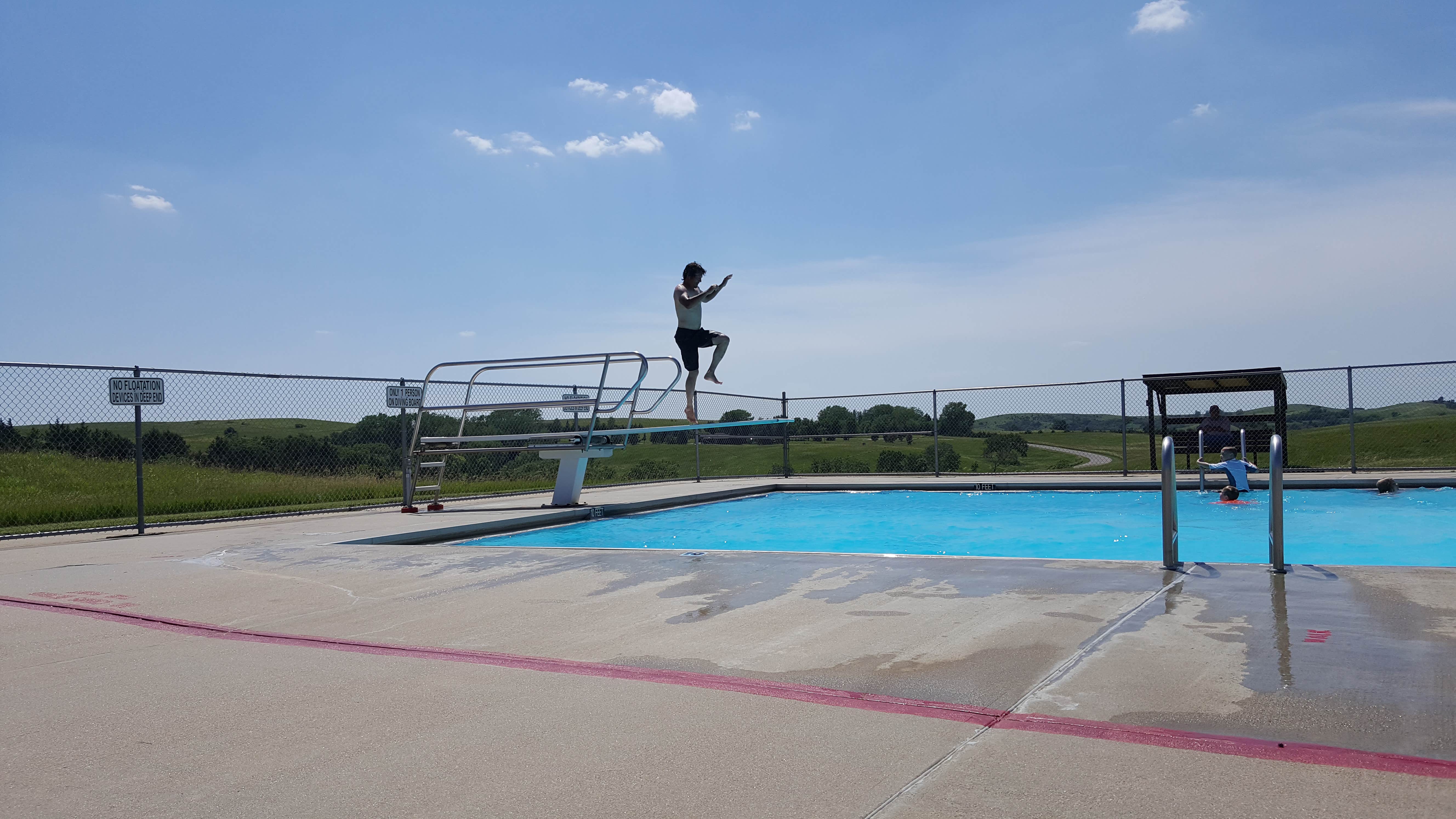 Camper-submitted photo at Cabin Area — Niobrara State Park near Geddes, SD