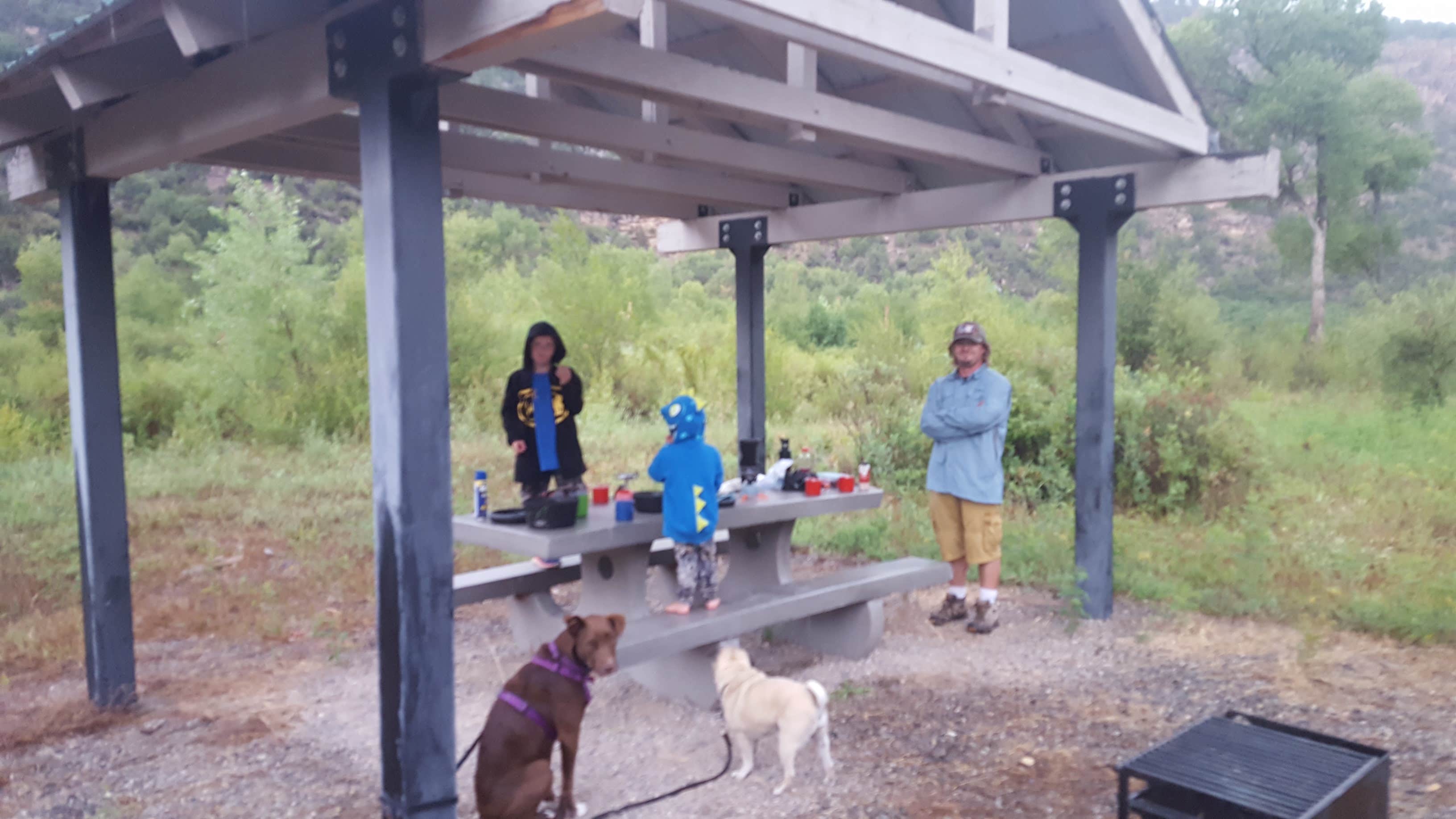 Camper submitted image from Ledges Rockhouse Campground - 5