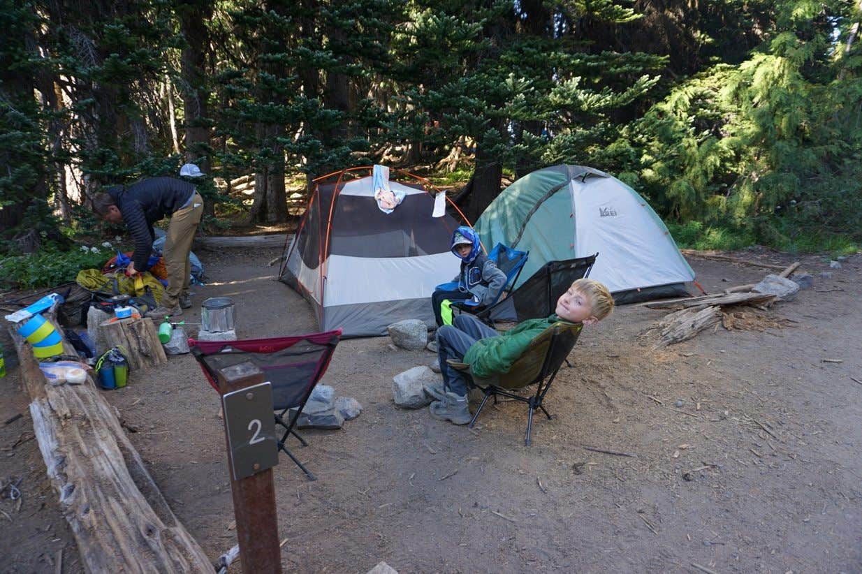 Camper submitted image from Glacier Basin Backcountry Campsites — Mount Rainier National Park - 4